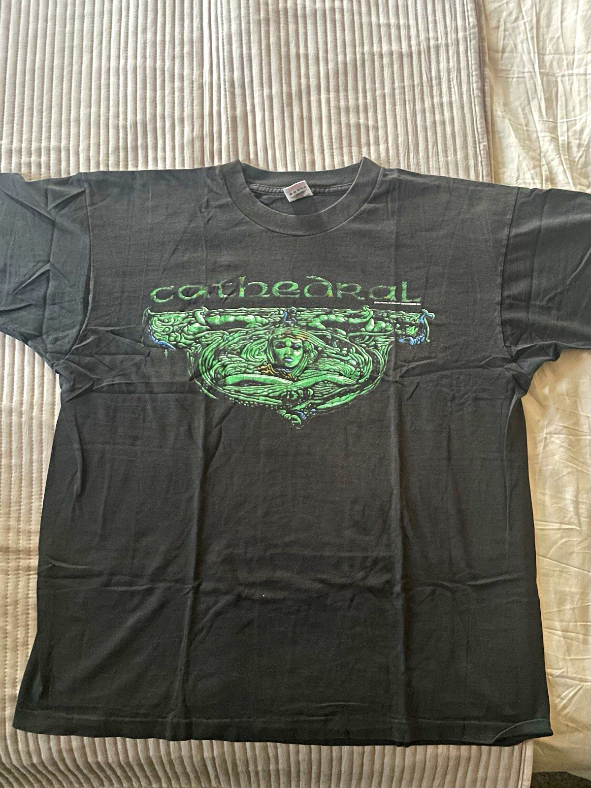 Cathedral Nihilistic Coven of thee Risen SerpentAD 1992 Vintage, Men\'s XL Black