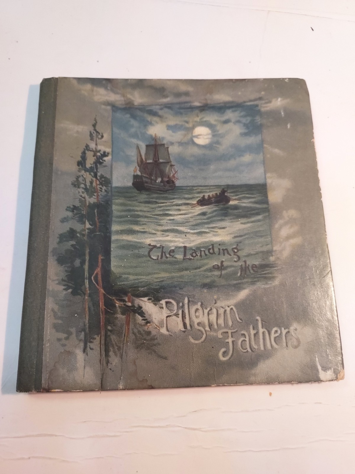 1877 The Landing of the Pilgrim Fathers / Felicia Hemans 1st Ed - Picture Book 1877 The Landing of the Pilgrim Fathers / Felicia Hemans 1st Ed - Picture Book