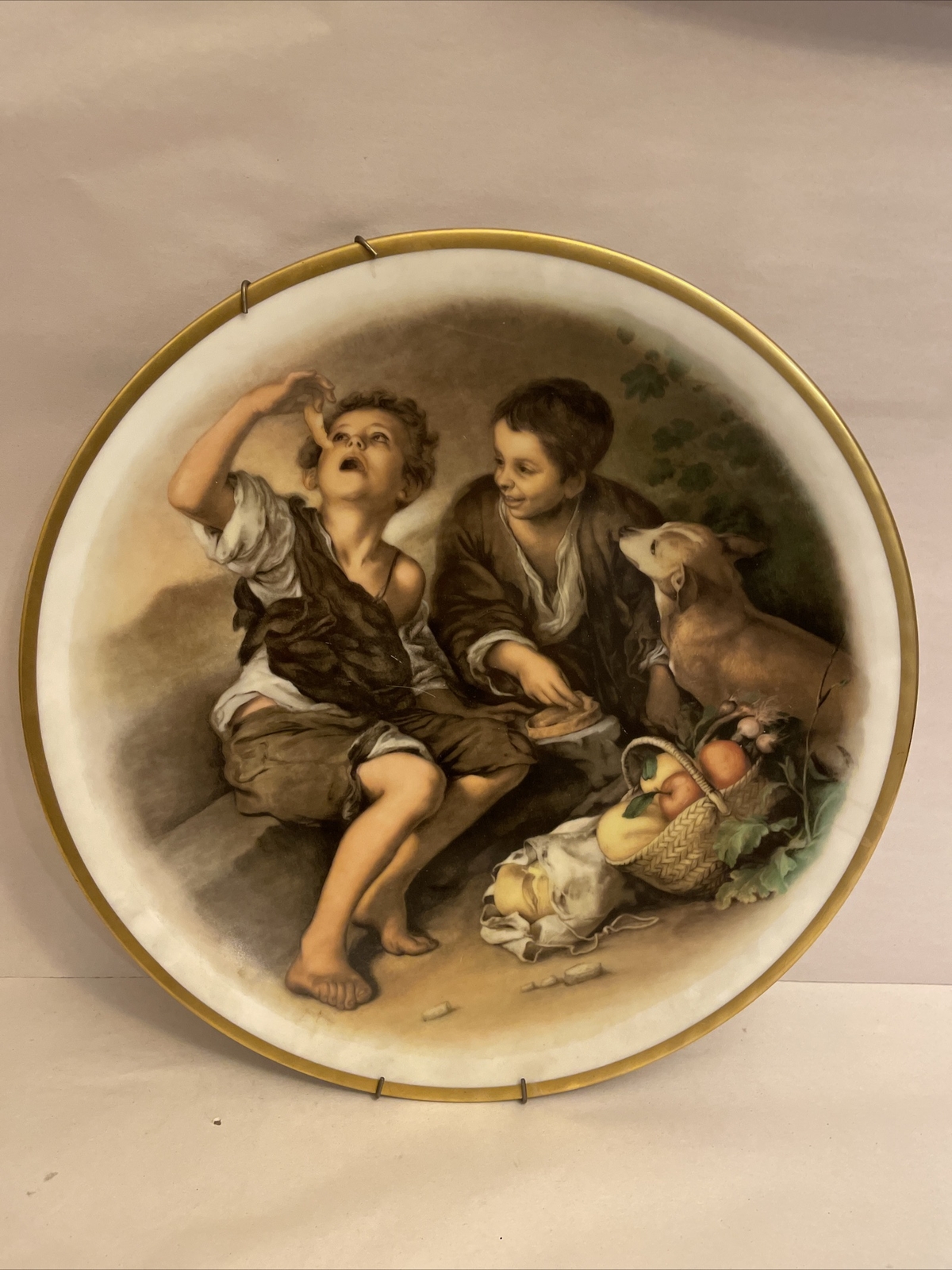 JWK Bavaria Decorative Plates Children West Germany 1930 13” JWK Bavaria Decorative Plates Children West Germany 1930 13”