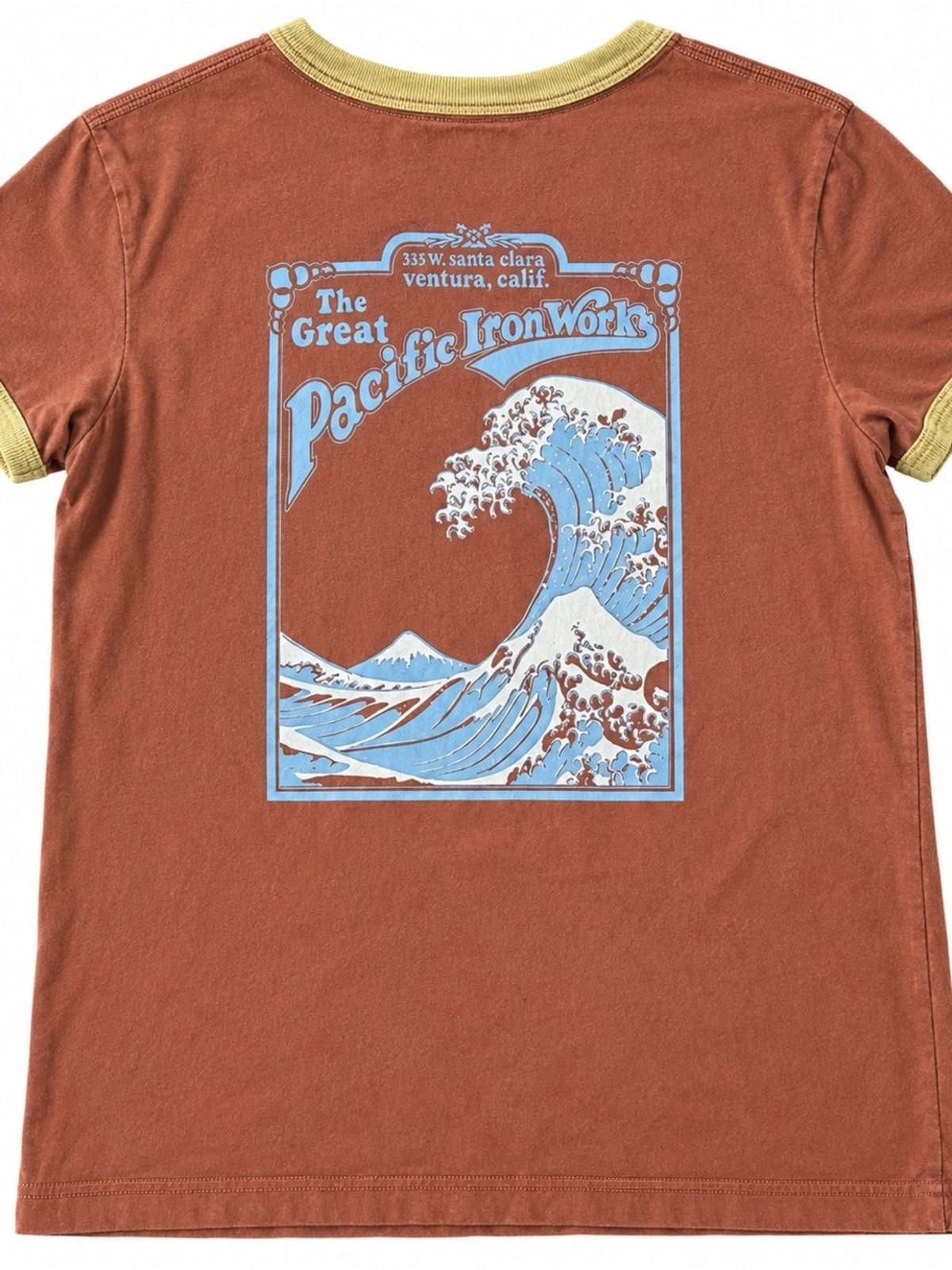 Patagonia Great Pacific Iron Works Organic Cotton Ringer Tee XS Patagonia Great Pacific Iron Works Organic Cotton Ringer Tee XS