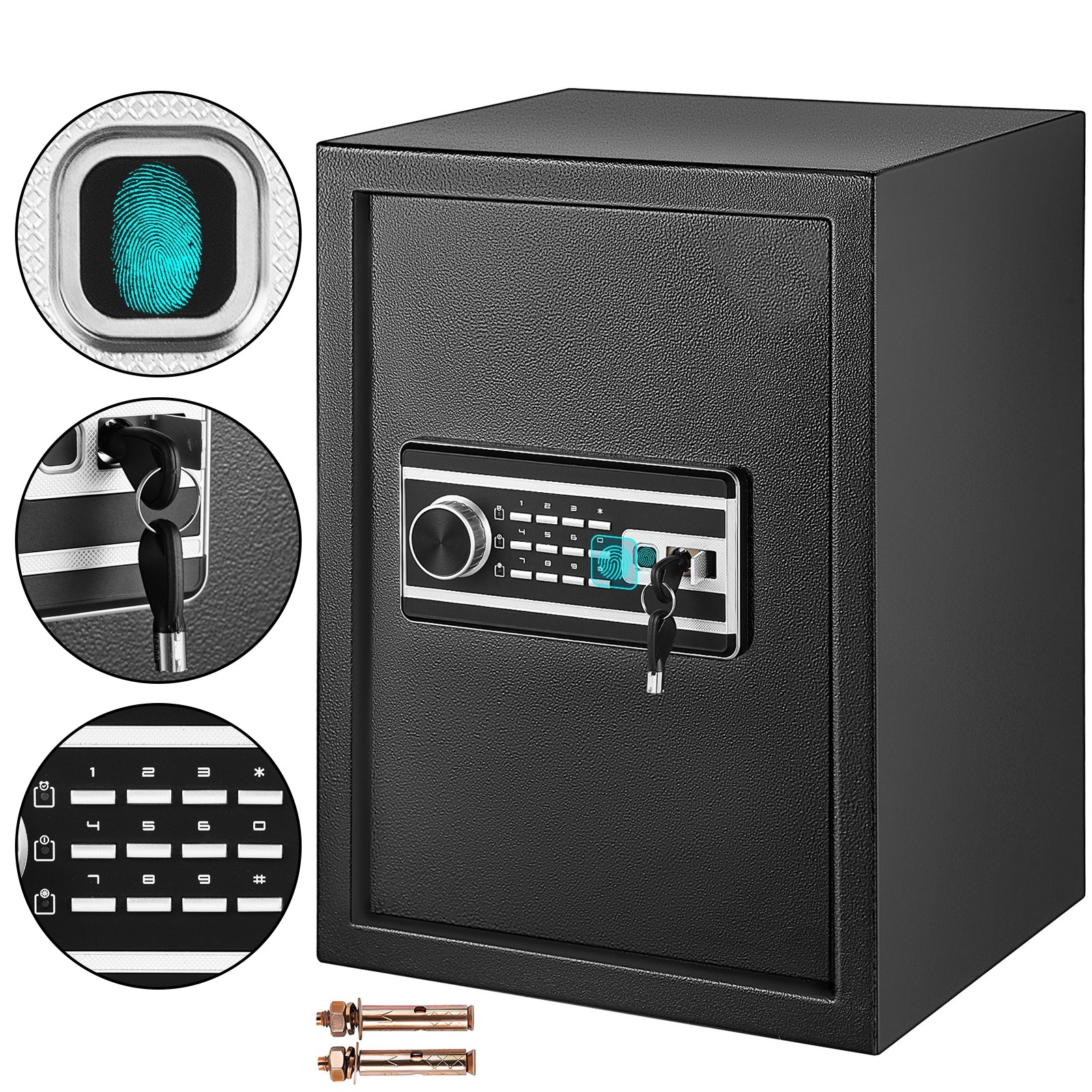 Uimoso Safe Box Lock Security 2.1 Cubic Feet Digital Safe Key Lock Home Office Uimoso Safe Box Lock Security 2.1 Cubic Feet Digital Safe Key Lock Home Office