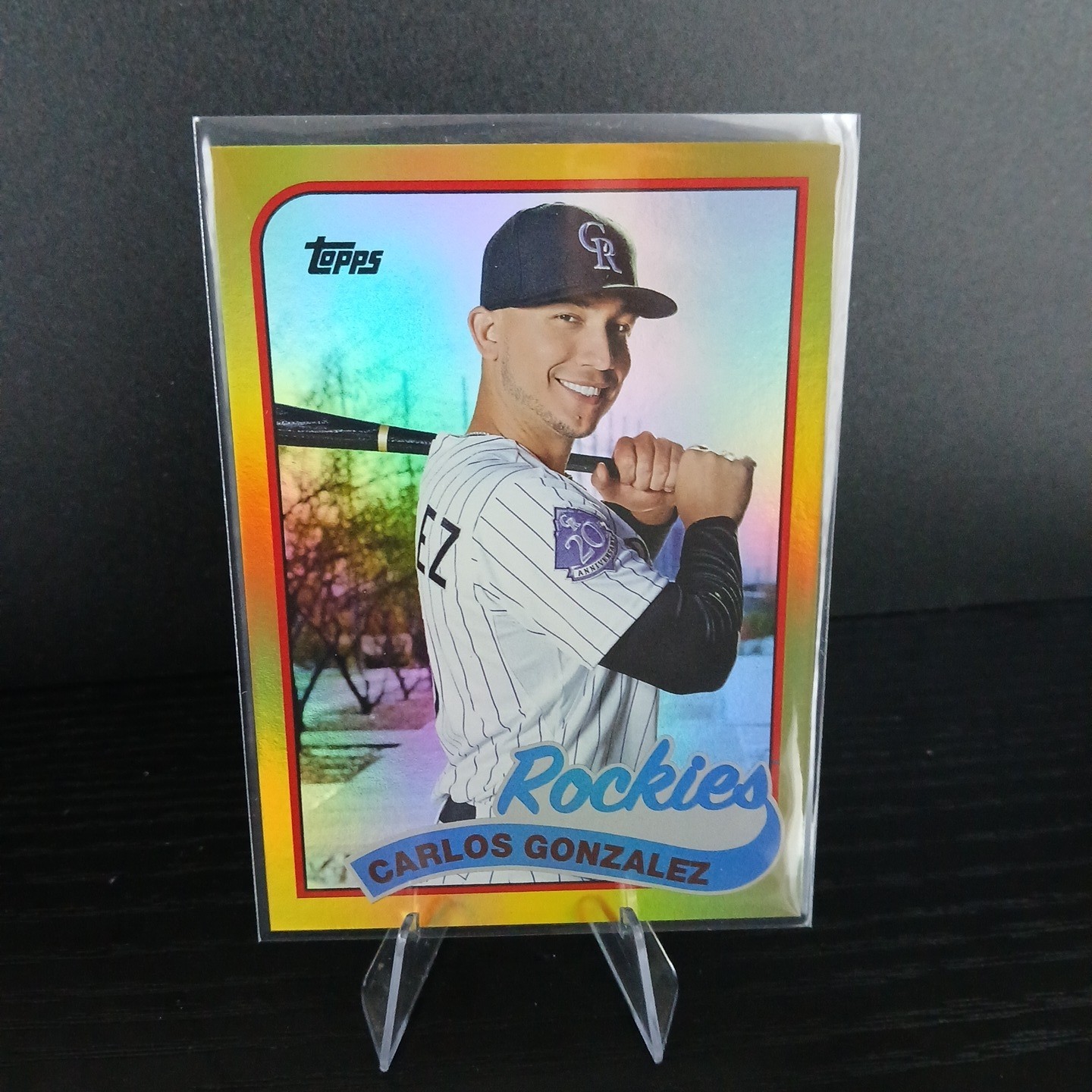 2014 Topps Archives - Carlos Gonzalez #177 Gold /199