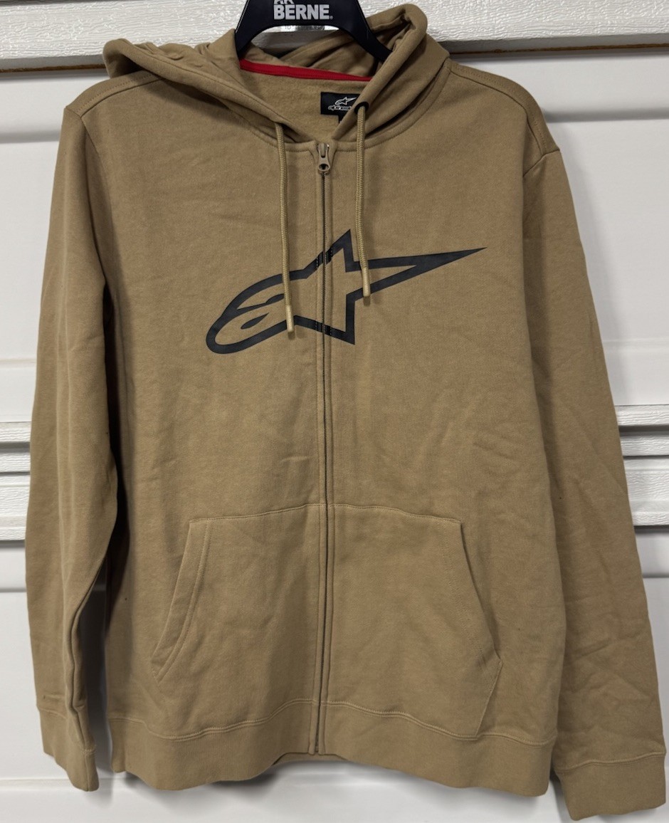 Alpinestars Ageless II Zip Hoodie Sand/Black Large New