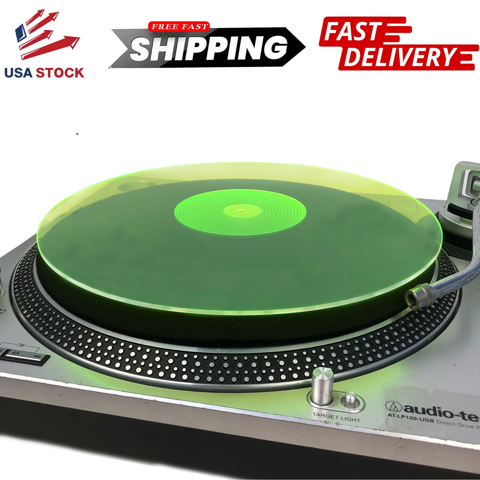 Acrylic Turntable Mat - Acrylic Slipmat for 12\ Acrylic Turntable Mat - Acrylic Slipmat for 12\