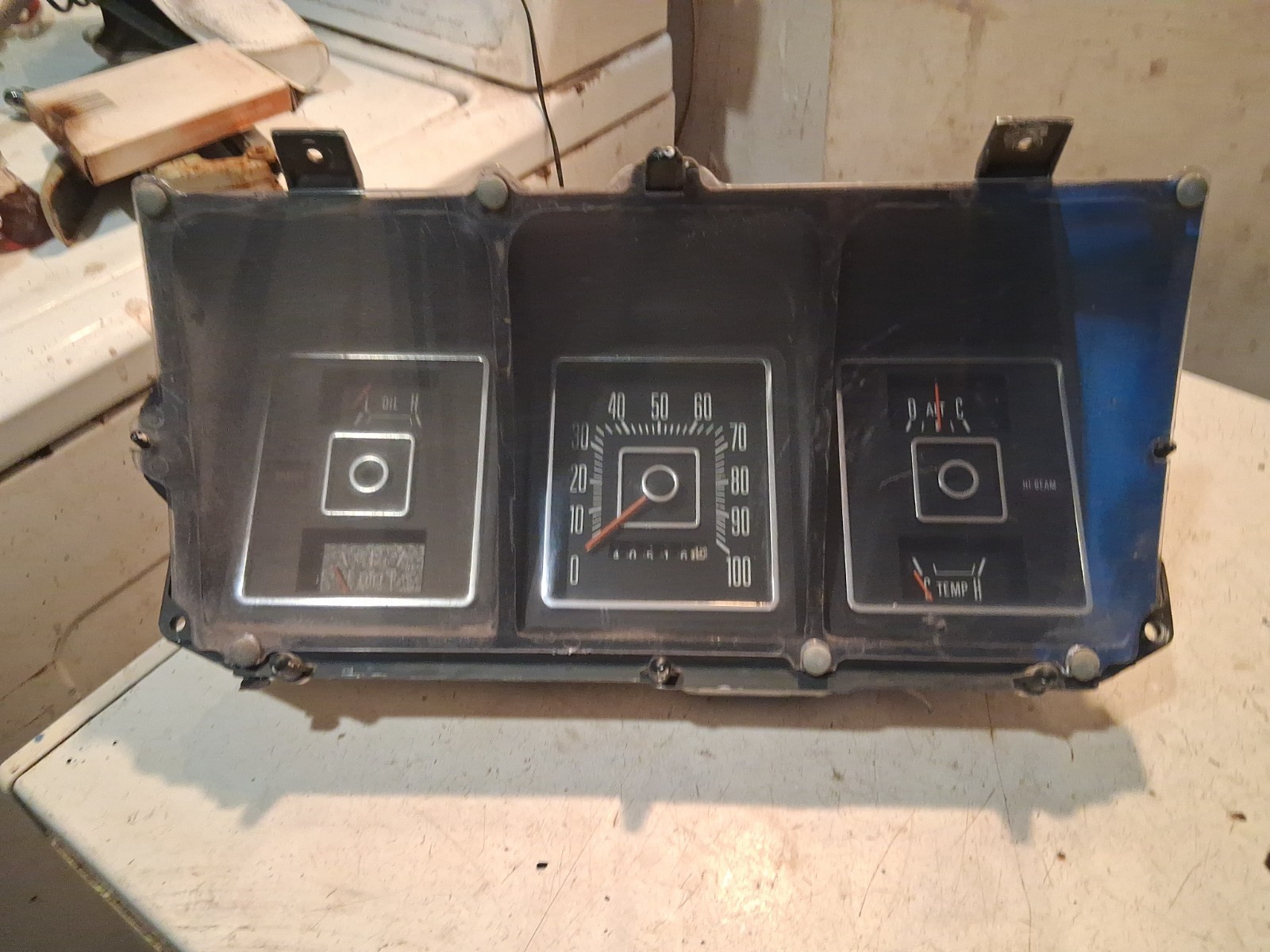 Vintage 1973-1979 Ford F150 Bronco Instrument Gauge Cluster OEM