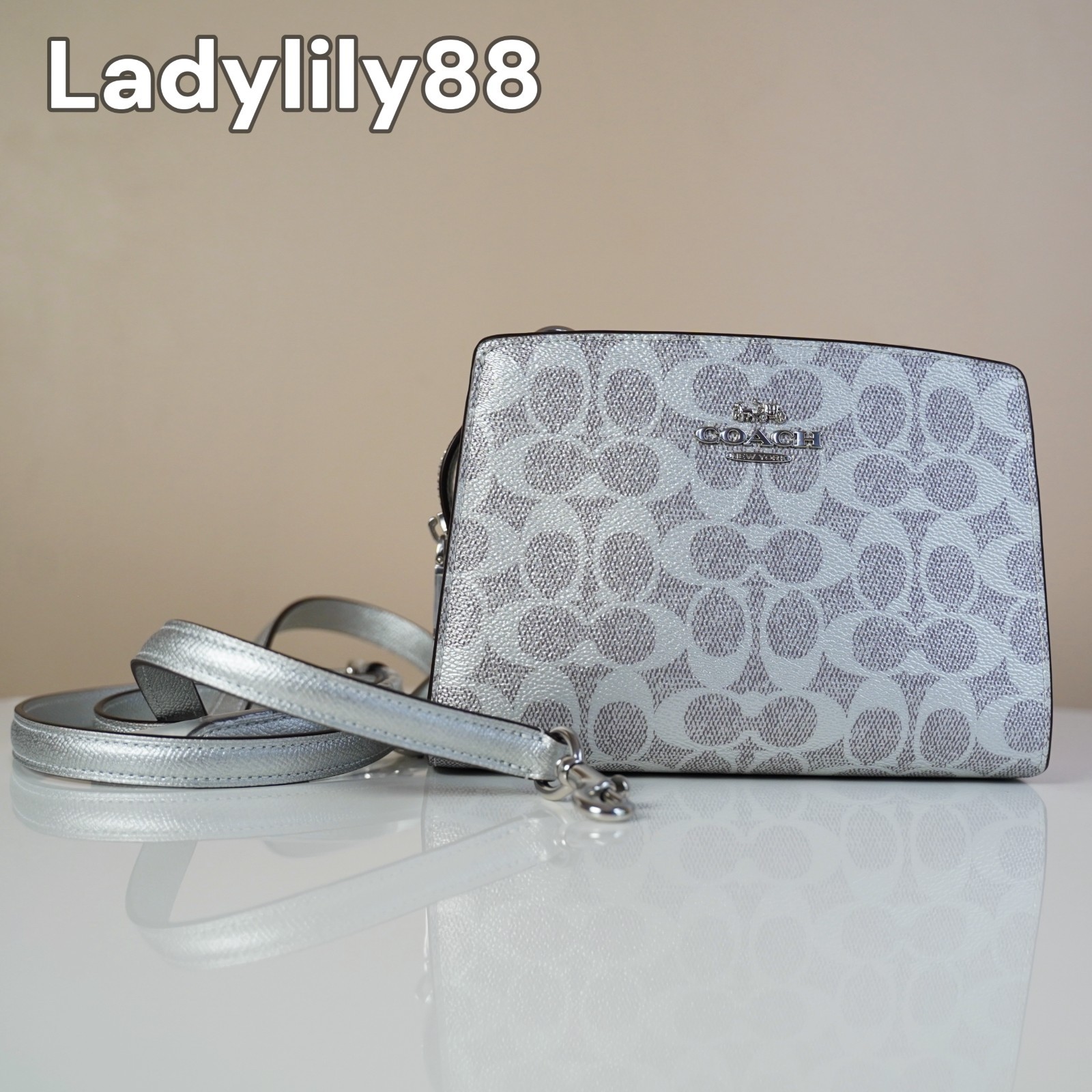 Coach CCK70 Gia Crossbody Bag In Signature Canvas Leather $298