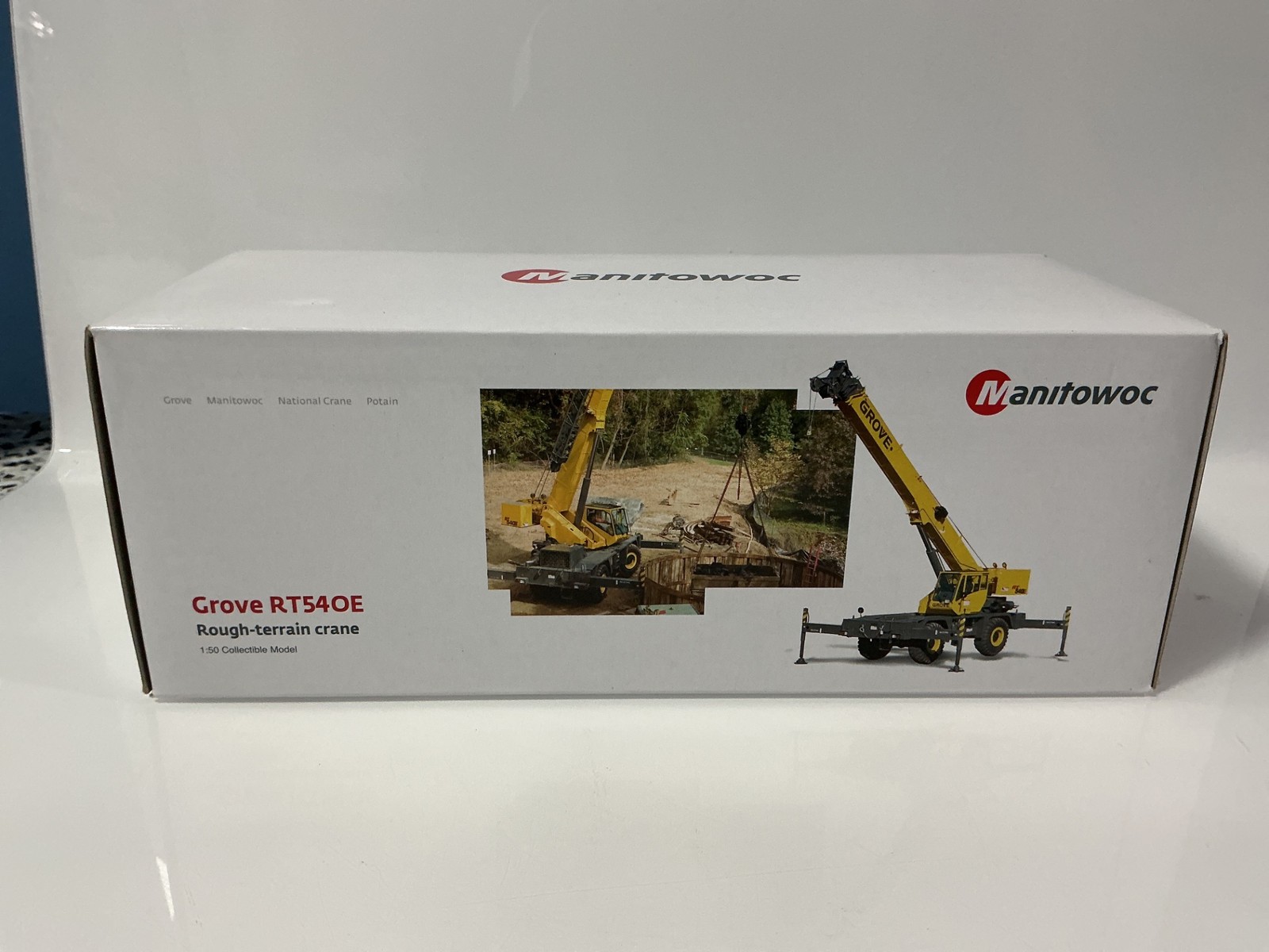 1:50 TWH COLLECTIBLES MANITOWOC  GROVE RT540E  ROUGH TERRAIN CRANE TWH079