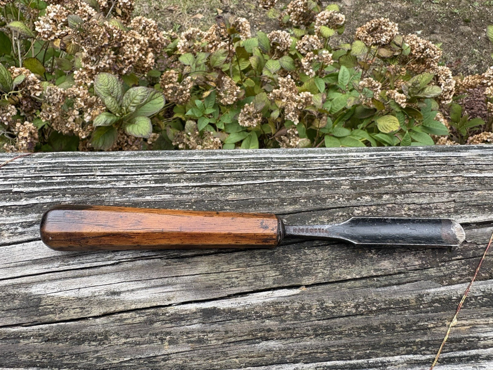 Antique 19th Century W. Tillotson Sheffield, England Carving Gouge Chisel Tool