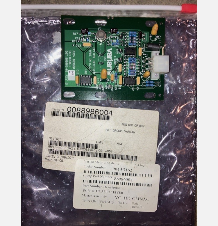 NEW Varian 88986004 PCB,OPTICAL RECEIVER ASSY NEW Varian 88986004 PCB,OPTICAL RECEIVER ASSY