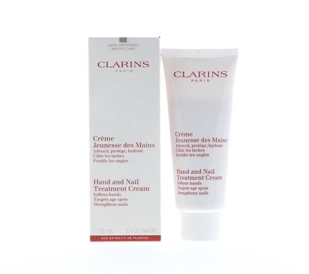 CLARINS Hand & Nail Treatment Cream 100ml/3.4oz NEW in Box Factory Sealed Tube