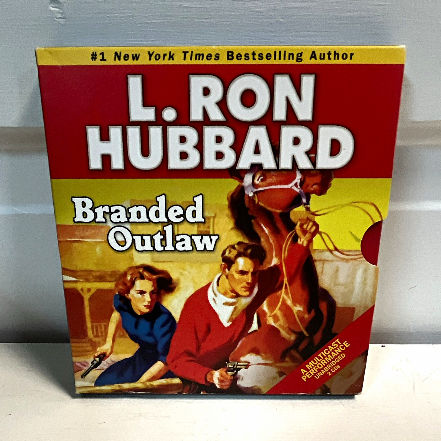 L. Ron Hubbard Branded Outlaw Audiobook CD Unabridged English L. Ron Hubbard Branded Outlaw Audiobook CD Unabridged English