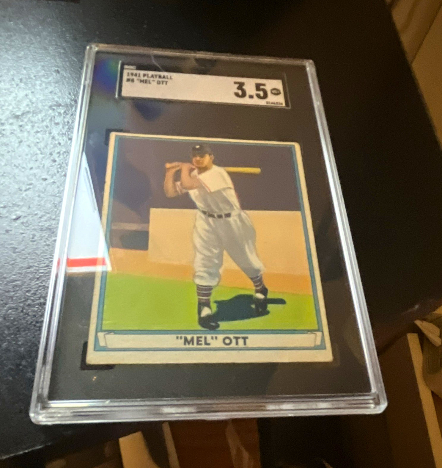 GUM Inc 1941 Play Ball #8 Mel Ott New York Giants MLB Baseball Card Graded