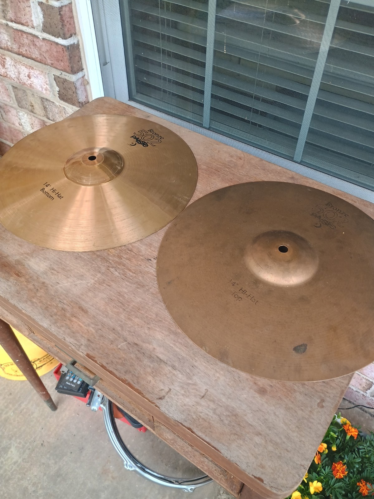 Vintage 1990\'s PAISTE 502 BRONZE 14\