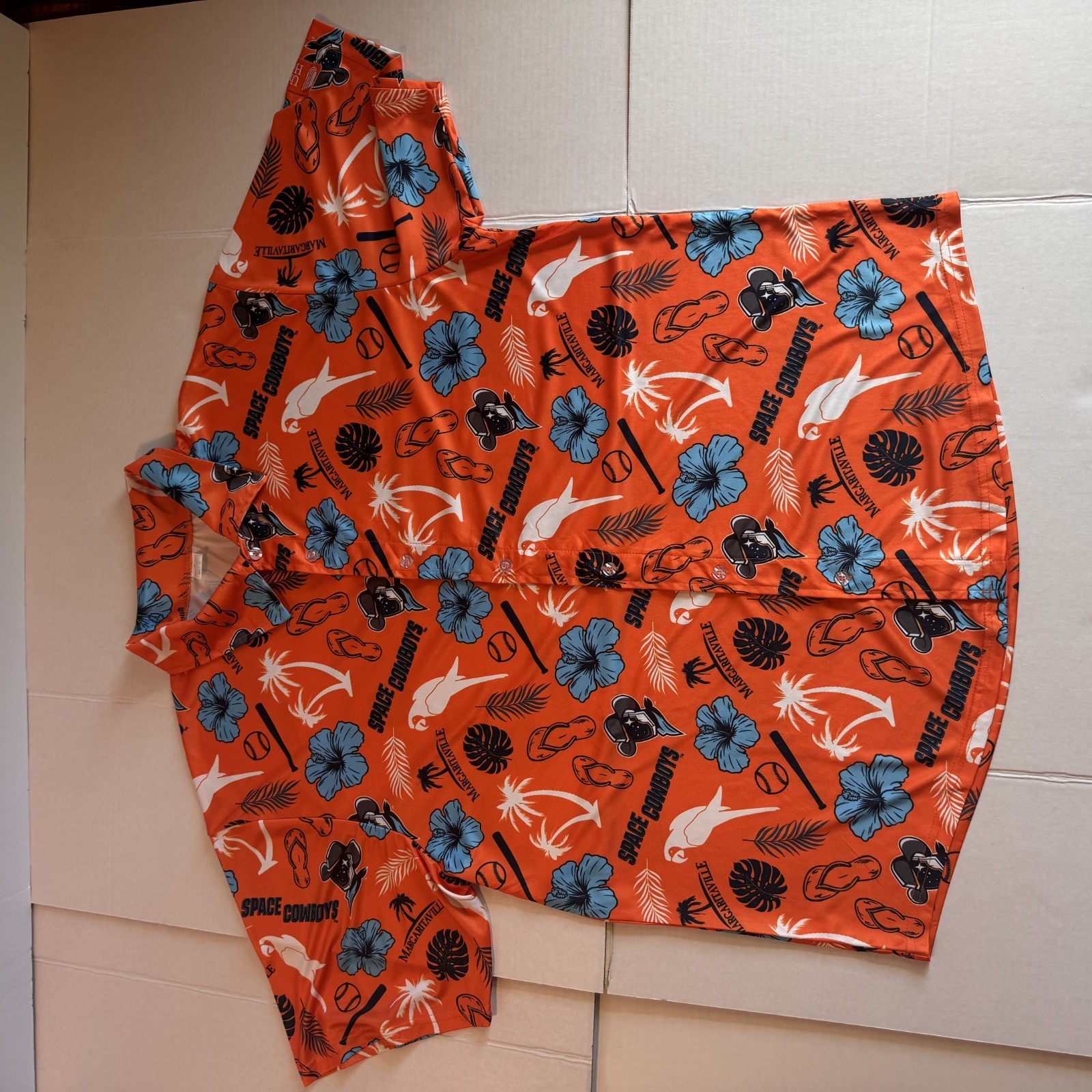 Sugar Land Space Cowboys Margaritaville Hawaiian Shirt Men\'s XL 2024 Astros MiLB