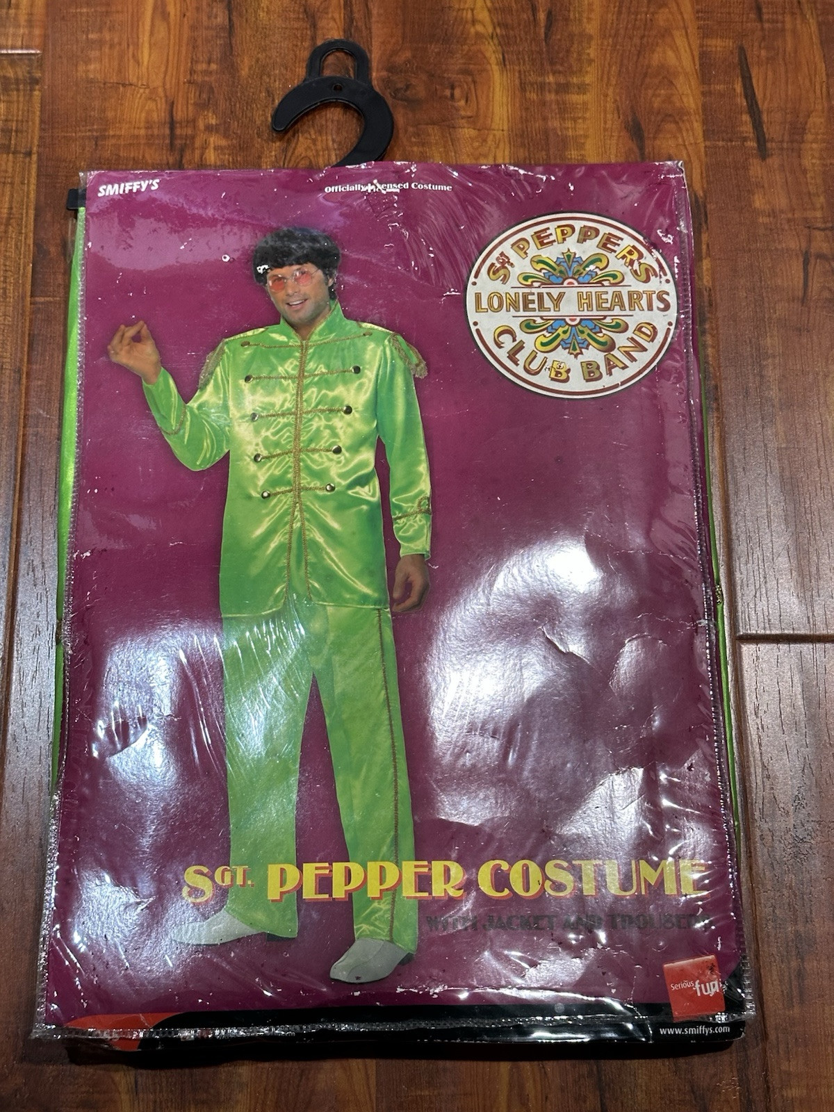 VTG Beatles Sgt Peppers Lonely Hearts Club Band John Lennon Green Costume NOS
