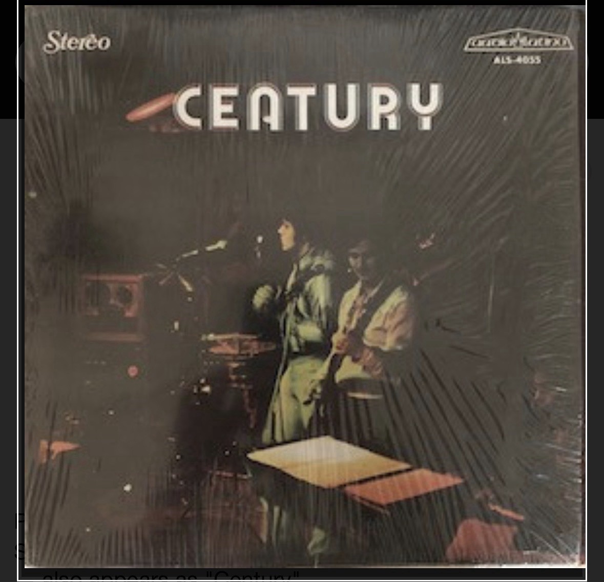 Conjunto Century - 1974 rare LP Pristine Rare Find Of Miami Salsa Cuban Funk Conjunto Century - 1974 rare LP Pristine Rare Find Of Miami Salsa Cuban Funk
