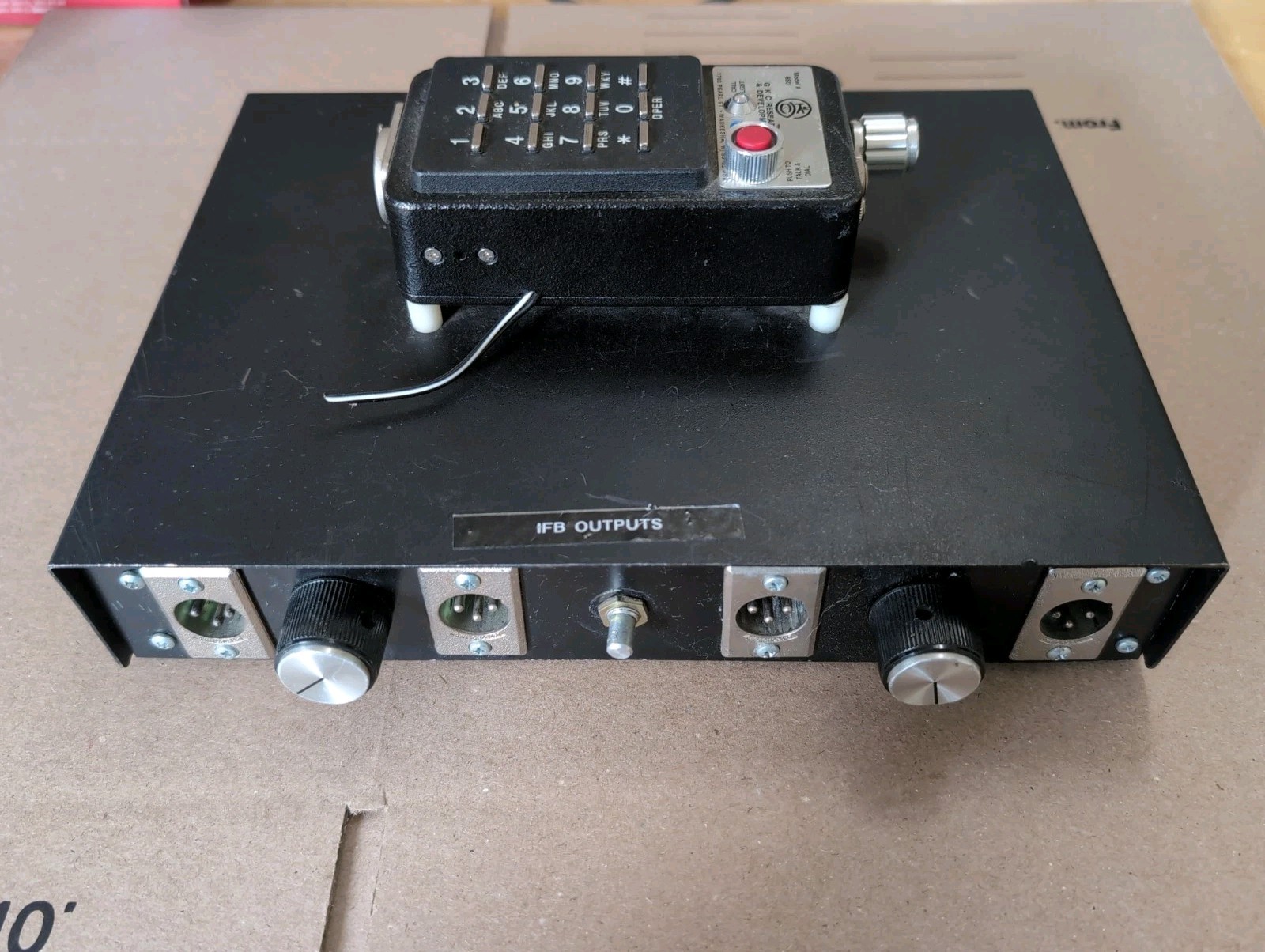 Vintage GKC Model 650 Dialer & PowerStar II IFB Intercom Unit Vintage GKC Model 650 Dialer & PowerStar II IFB Intercom Unit