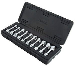 SUNEX TOOLS 910MTAS 3/8 Drive 10-Piece Metric Torque Adapter Set SUNEX TOOLS 910MTAS 3/8 Drive 10-Piece Metric Torque Adapter Set