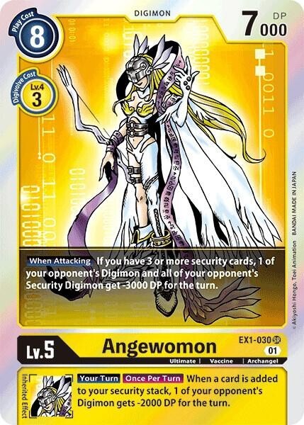 Angewomon - EX1-030 NM - Digimon TCG