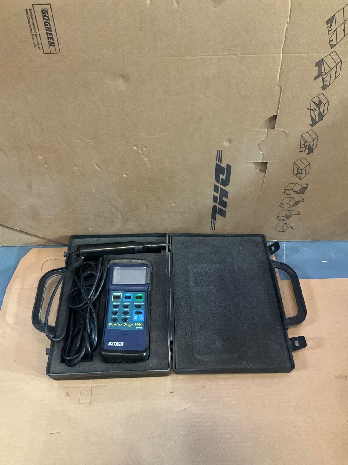 EXTECH INSTRUMENTS Dissolved Oxygen Meter 407510A with Probe