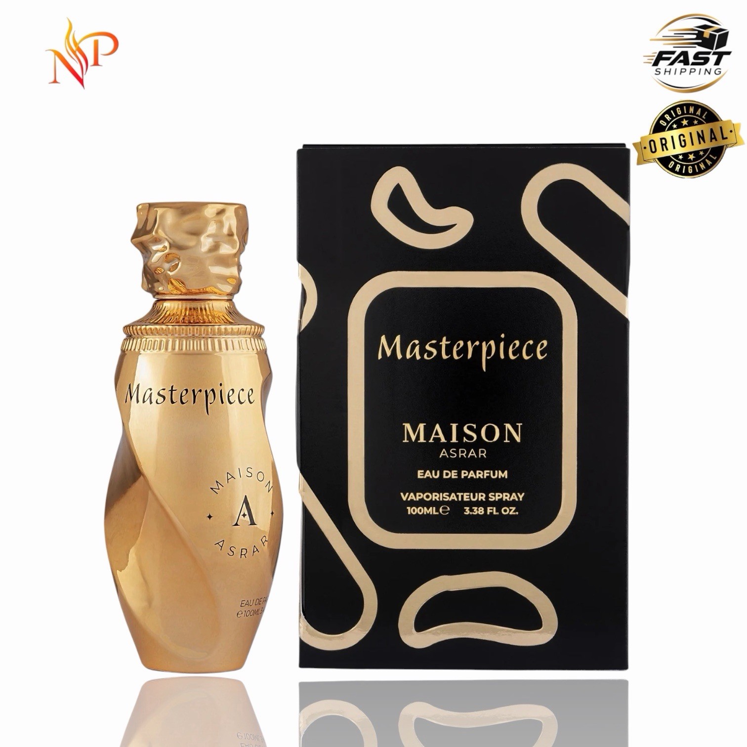 Masterpiece By Maison Asrar Eau de Parfum 3.38 Fl Oz 100ml | Made In U.A.E