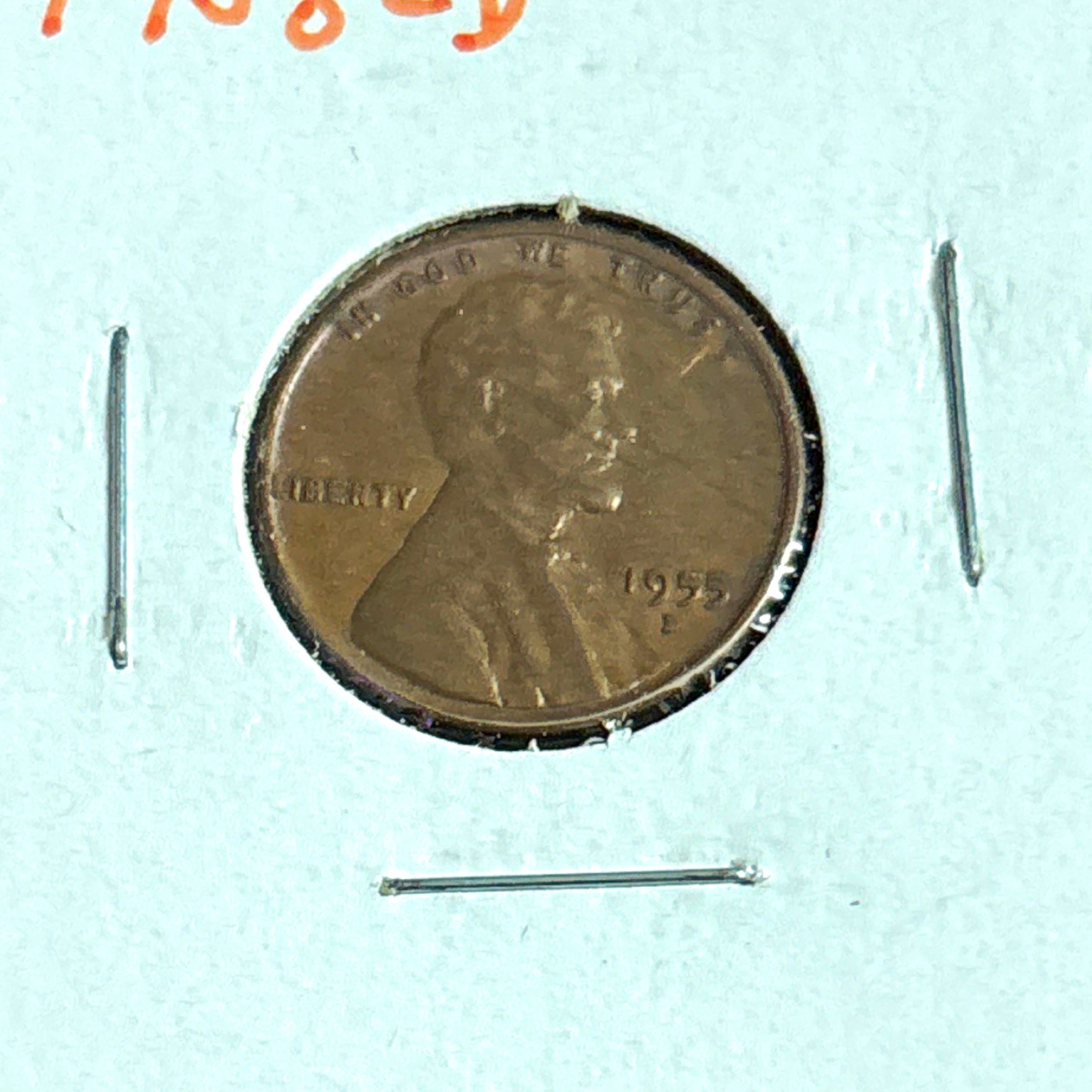 1955-D Lincoln Wheat Small Cent Denver Mint Copper BN Business Strike KM#132 1955-D Lincoln Wheat Small Cent Denver Mint Copper BN Business Strike KM#132