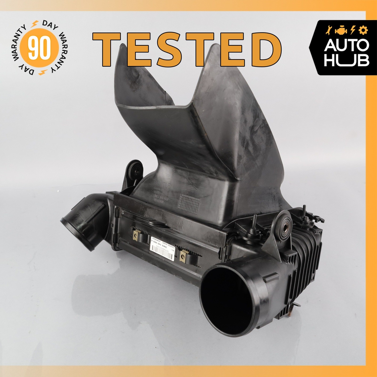 Bentley Continental Flying Spur Left Intercooler Radiator w/ Air Duct OEM Bentley Continental Flying Spur Left Intercooler Radiator w/ Air Duct OEM