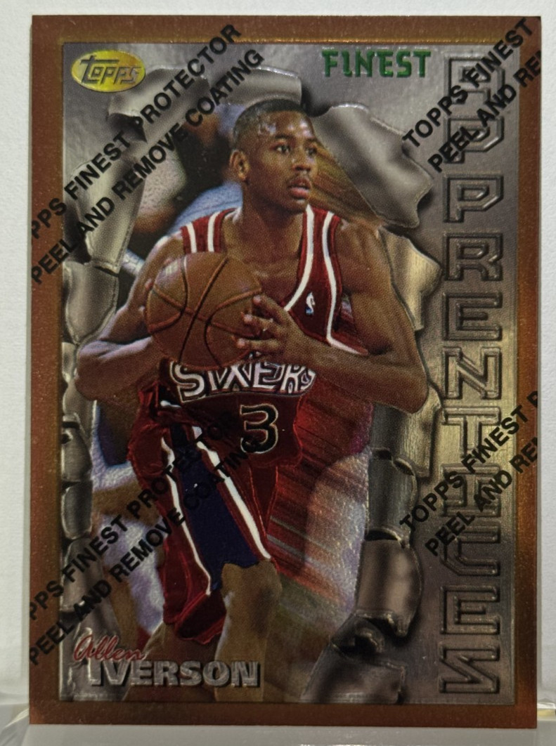 1996-97 Topps Finest - Apprentices Common Bronze Allen Iverson #69 (RC) MINT 1996-97 Topps Finest - Apprentices Common Bronze Allen Iverson #69 (RC) MINT