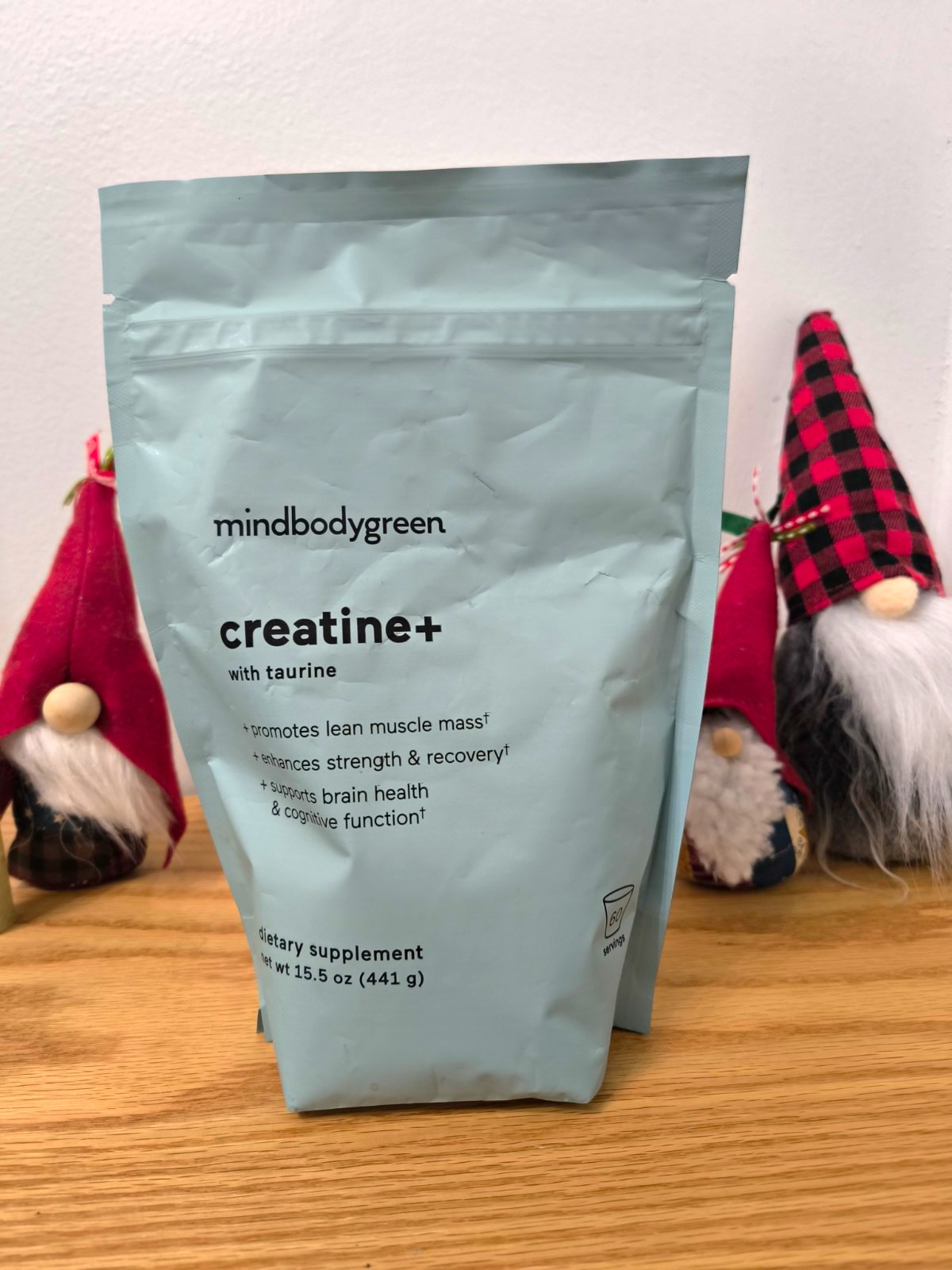 mindbodygreen Creatine+ Powder w/ Taurine Unflavored Gluten/GMO-Free 15.5 oz mindbodygreen Creatine+ Powder w/ Taurine Unflavored Gluten/GMO-Free 15.5 oz