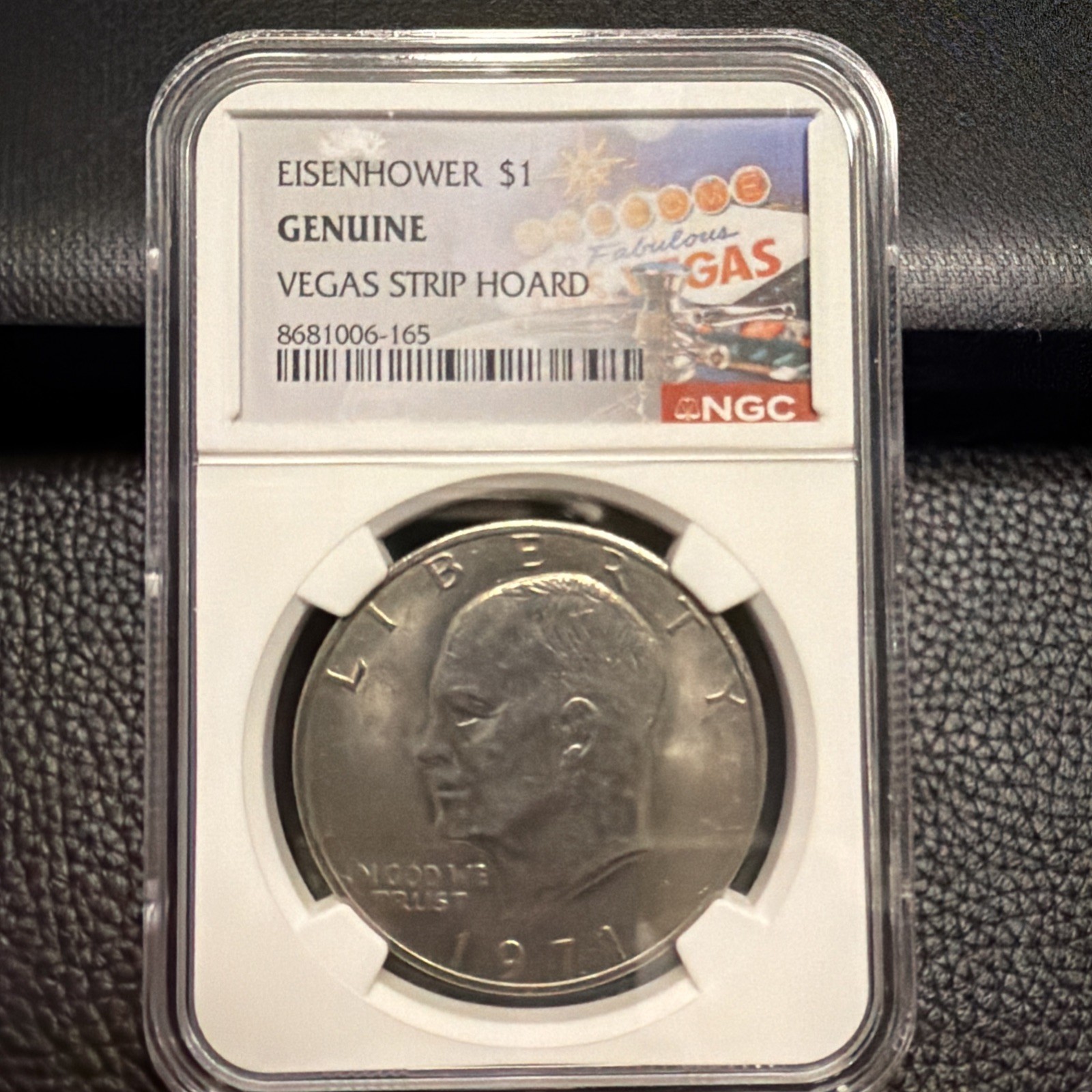 1971 Eisenhower Dollar NGC Genuine Vegas Strip Hoard Casino Hoard Ike Dollar 1971 Eisenhower Dollar NGC Genuine Vegas Strip Hoard Casino Hoard Ike Dollar