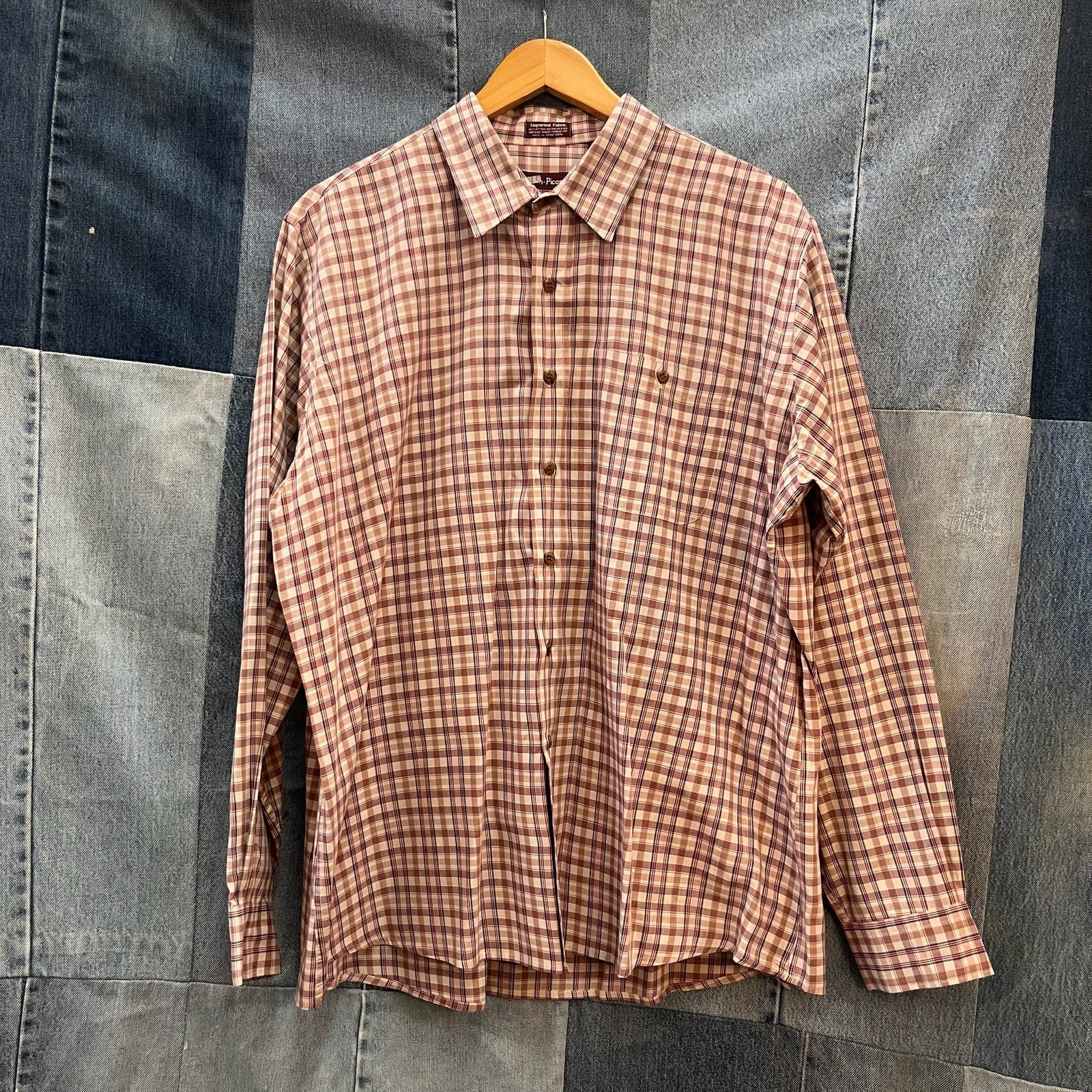 Vintage Evan-Picone Plaid Shirt