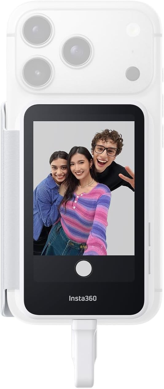 Insta360 Snap Selfie Screen with Light - 4K Magnetic Selfie Monitor Screen Insta360 Snap Selfie Screen with Light - 4K Magnetic Selfie Monitor Screen