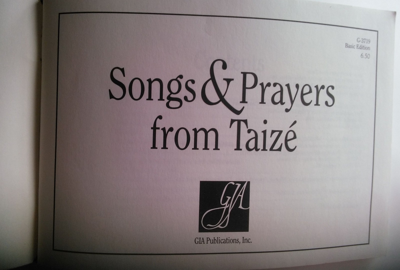 Songs & Prayers from Taize