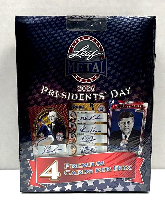 2026 Leaf Metal Presidents Day Multi-Sport Factory Sealed Hobby Box