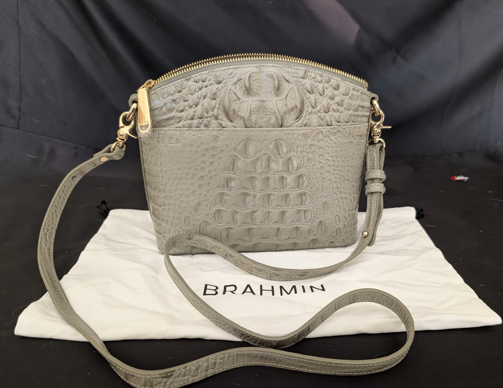 Brahmin Mini Duxbury - Silver Sage Melbourne Brahmin Mini Duxbury - Silver Sage Melbourne