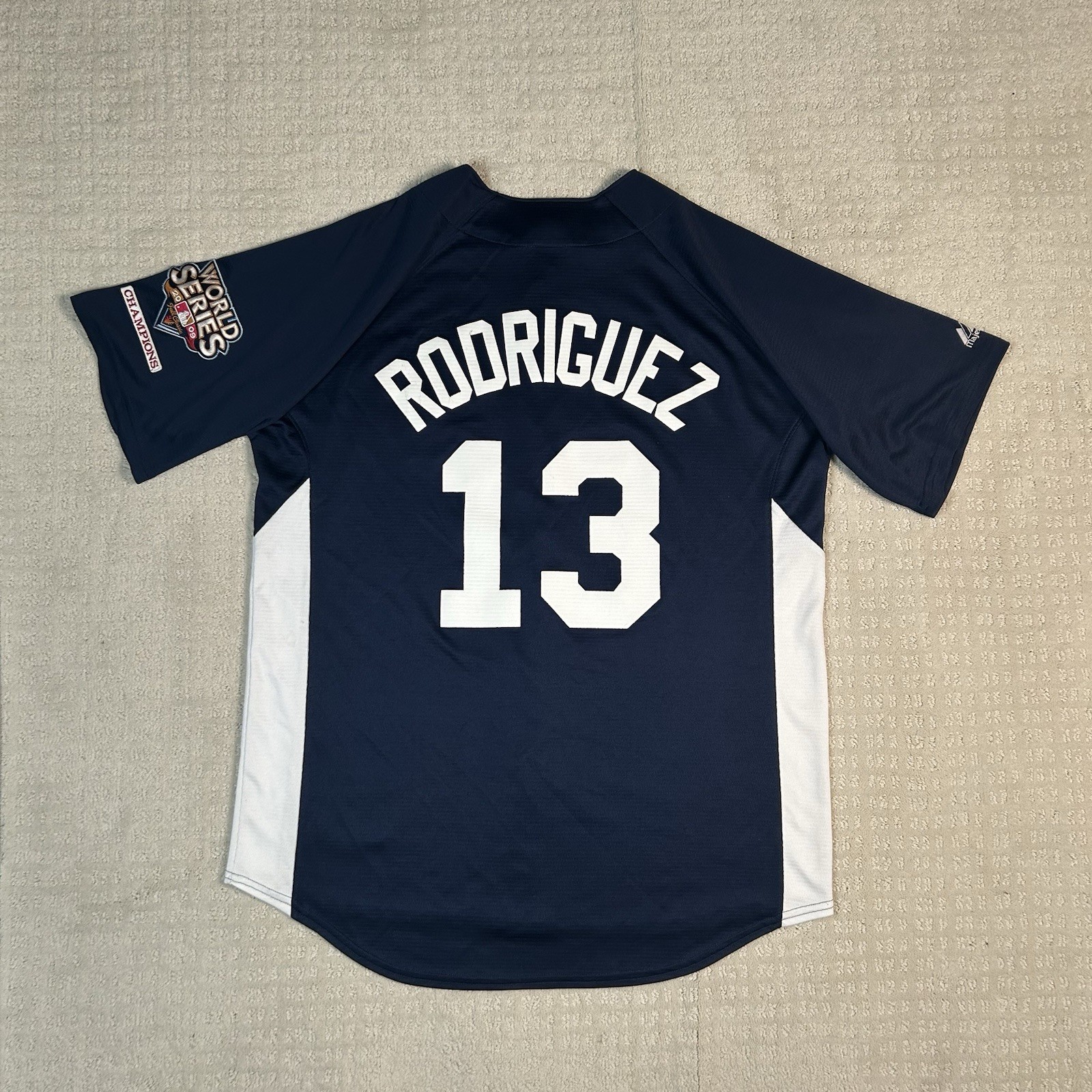 Alex Rodriguez New York Yankees Jersey Mens Medium 2009 World Series Vintage MLB Alex Rodriguez New York Yankees Jersey Mens Medium 2009 World Series Vintage MLB