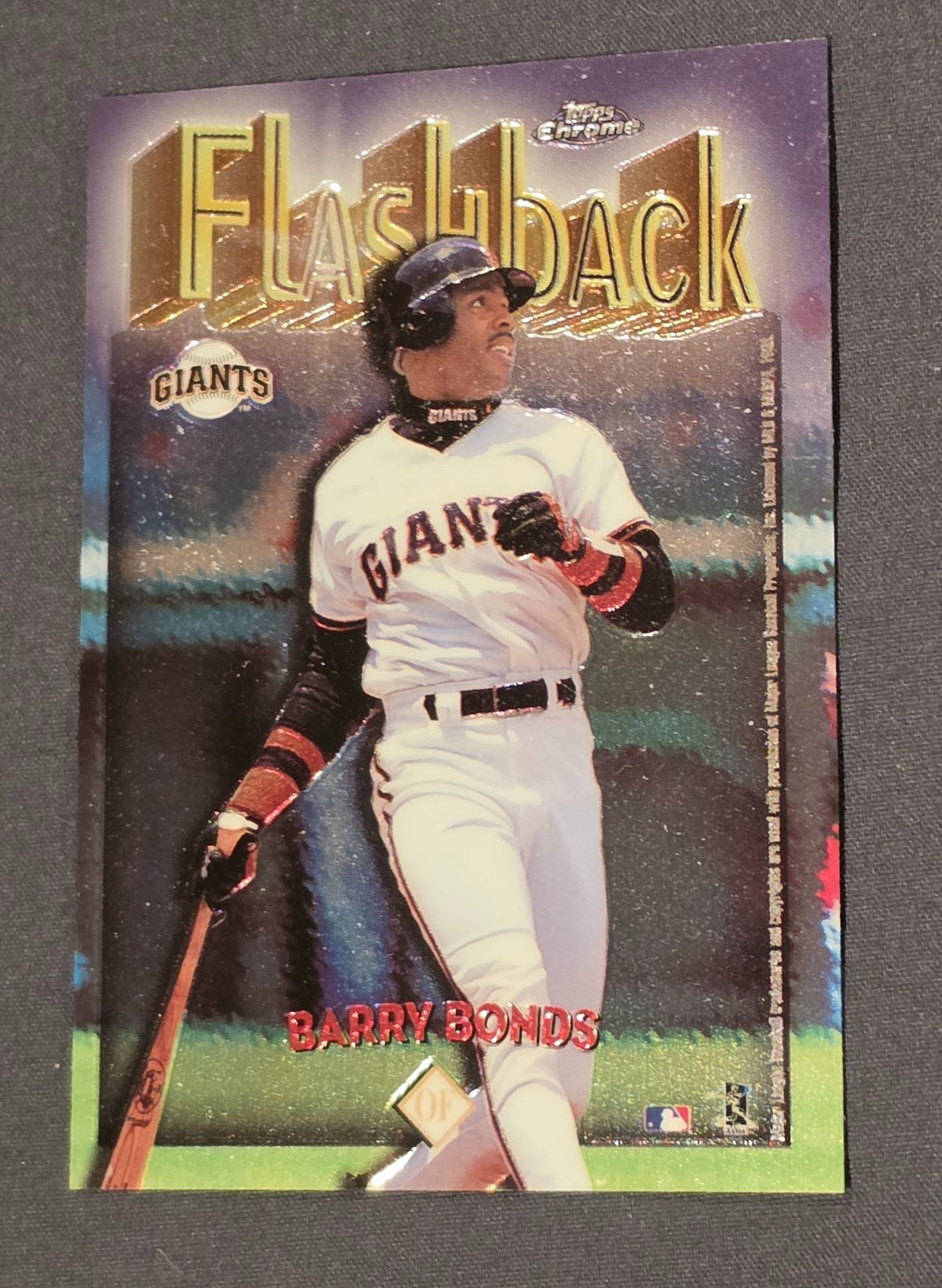 1998 Topps Chrome Flashback REFRACTOR Barry Bonds San Francisco Giants #FB1