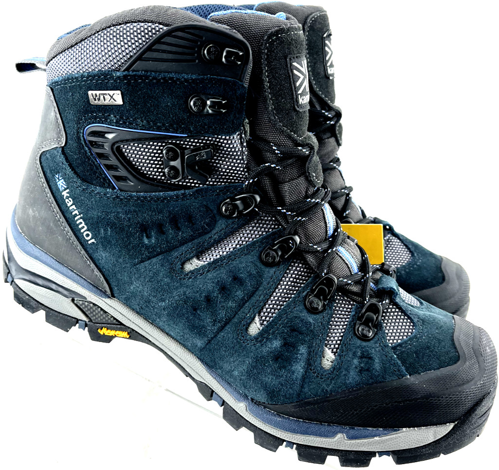 NEW Karrimor Lynx Leopard Ladies WTX 186000-NVY Navy Hiking Boots Women\'s US 10