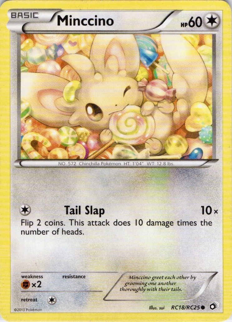 Minccino RC18/RC25 Holo Legendary Treasures: Radiant Collection Pokemon LP Minccino RC18/RC25 Holo Legendary Treasures: Radiant Collection Pokemon LP