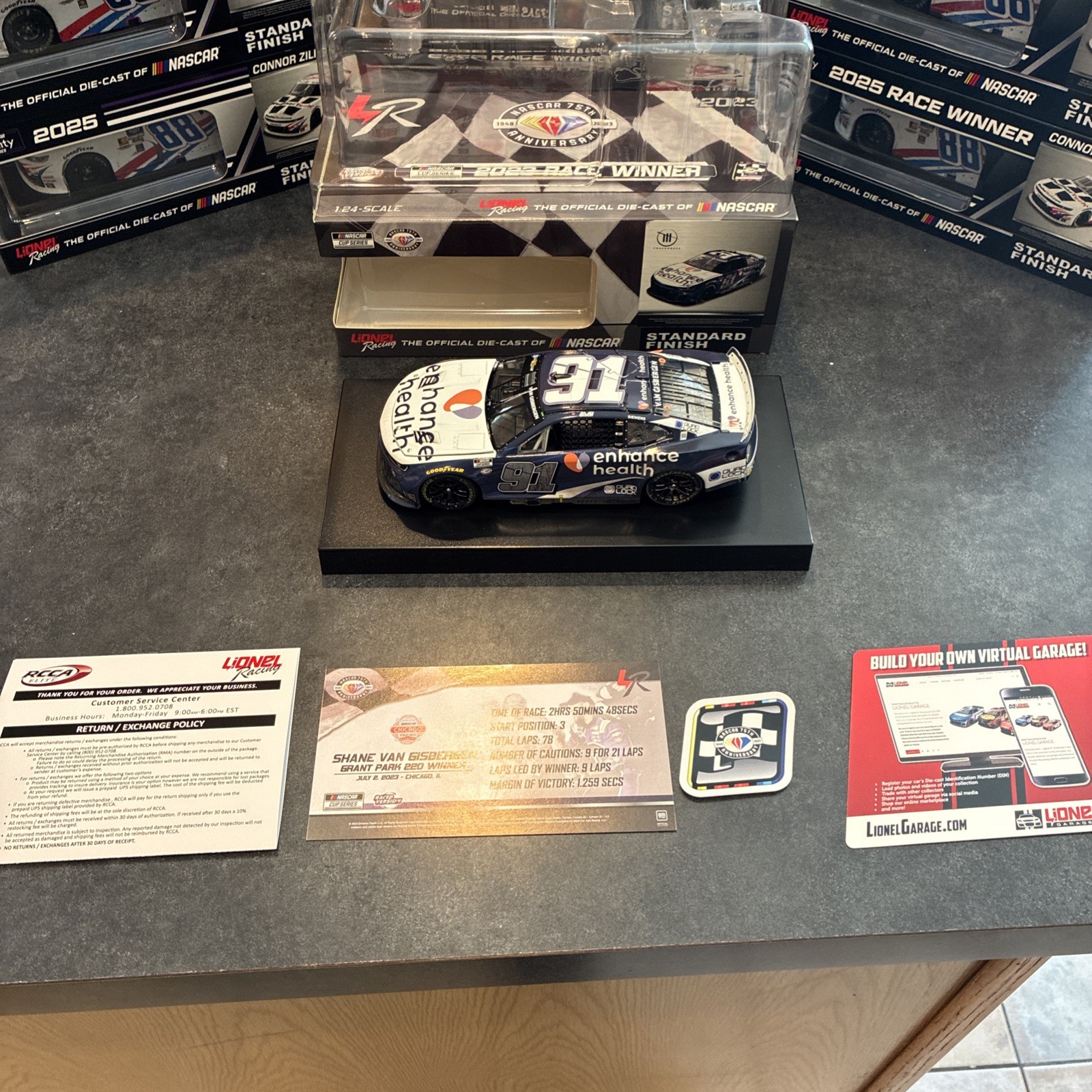 1/24 2023 Shane Van Gisbergen Chicago Win
