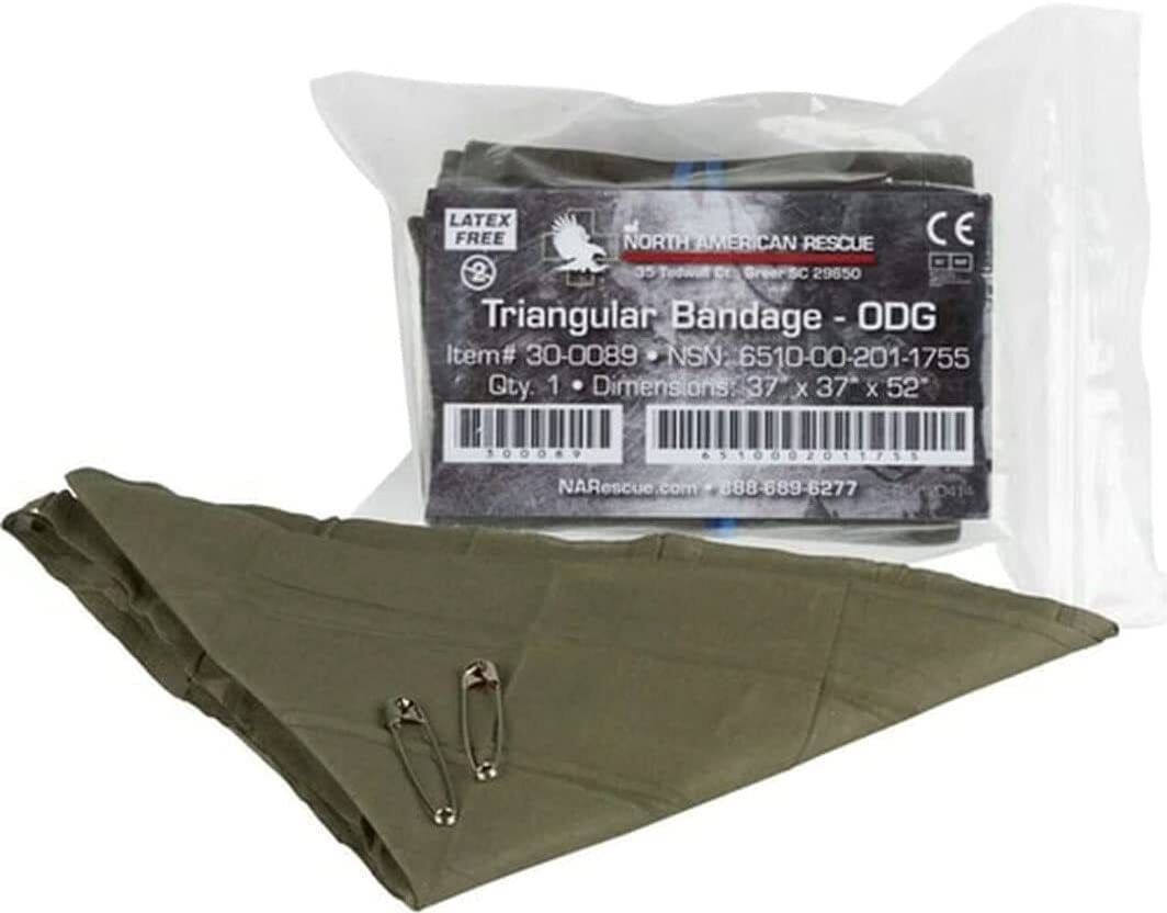 NAR GI Military Cravat Triangular Muslin Medic Bandage 37x37x52 6510-00-201-1755 NAR GI Military Cravat Triangular Muslin Medic Bandage 37x37x52 6510-00-201-1755