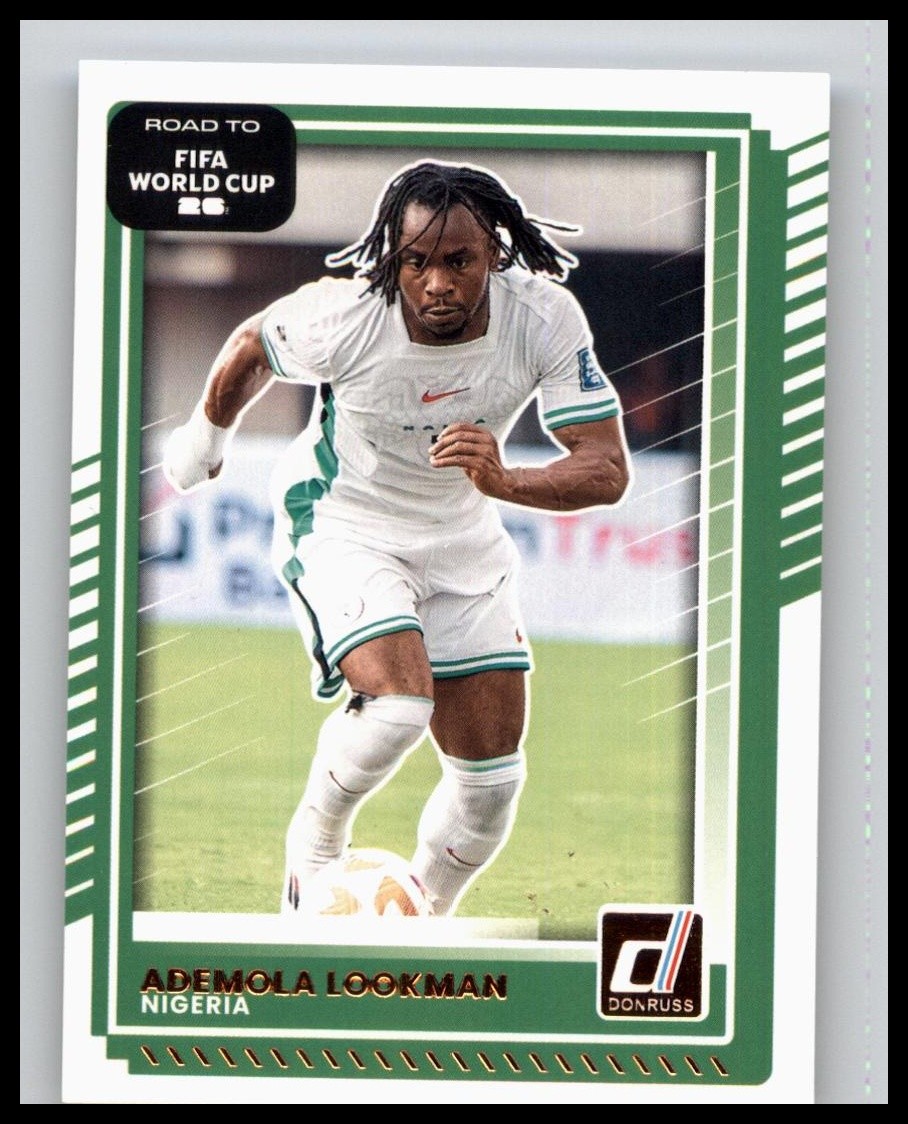 2025-26 Donruss Road to FIFA World Cup #191 Ademola Lookman 2025-26 Donruss Road to FIFA World Cup #191 Ademola Lookman