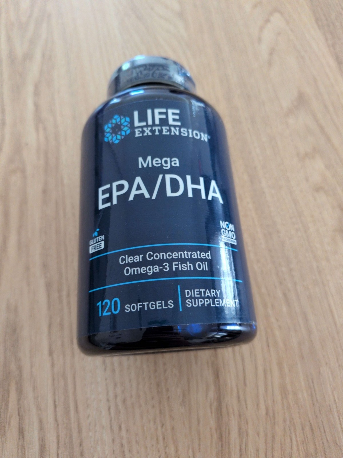 Life Extension Mega EPA/DHA Omega-3 Fish Oil 120 Softgels Sealed Exp 03/2028