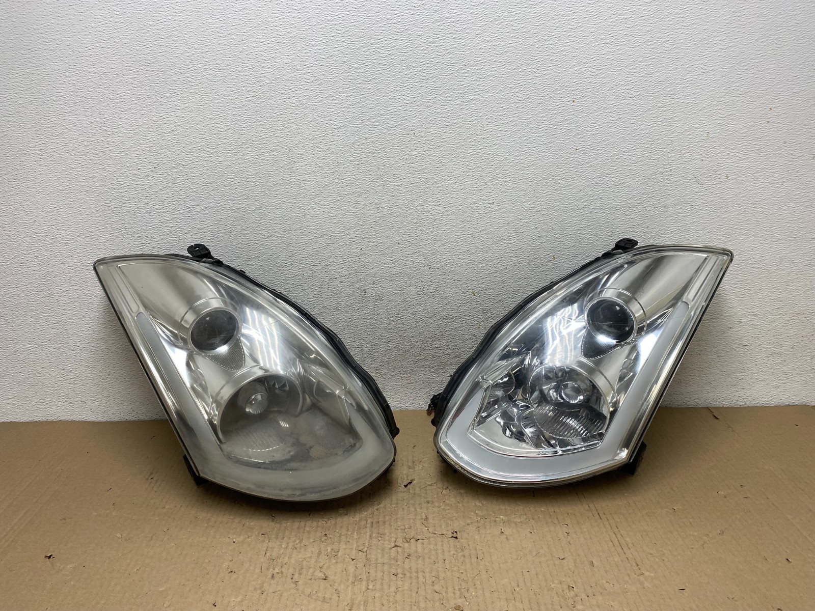 2003 2007 Infiniti G35 Coupe Left+Right Set Side Headlights AE9808 DG