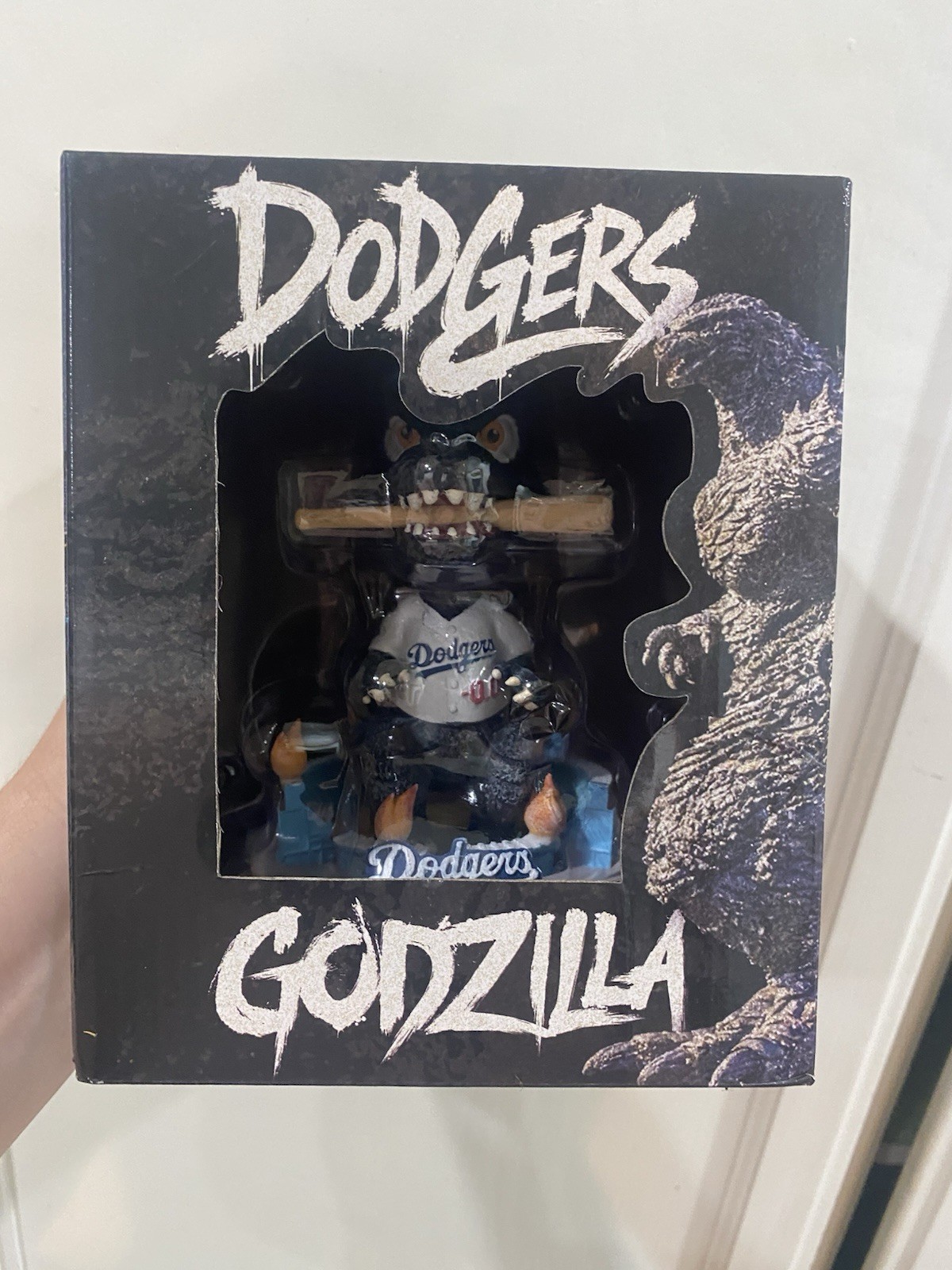 In Hand Los Angeles Dodgers Godzilla Minus Zero Bobblehead