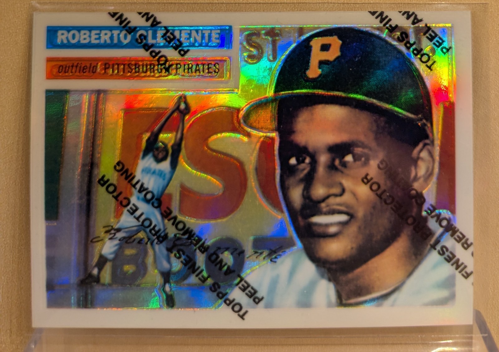 1998 Topps FINEST CHROME REFRACTOR #2 Roberto Clemente 1956 HOF RARE PARALLEL 1998 Topps FINEST CHROME REFRACTOR #2 Roberto Clemente 1956 HOF RARE PARALLEL