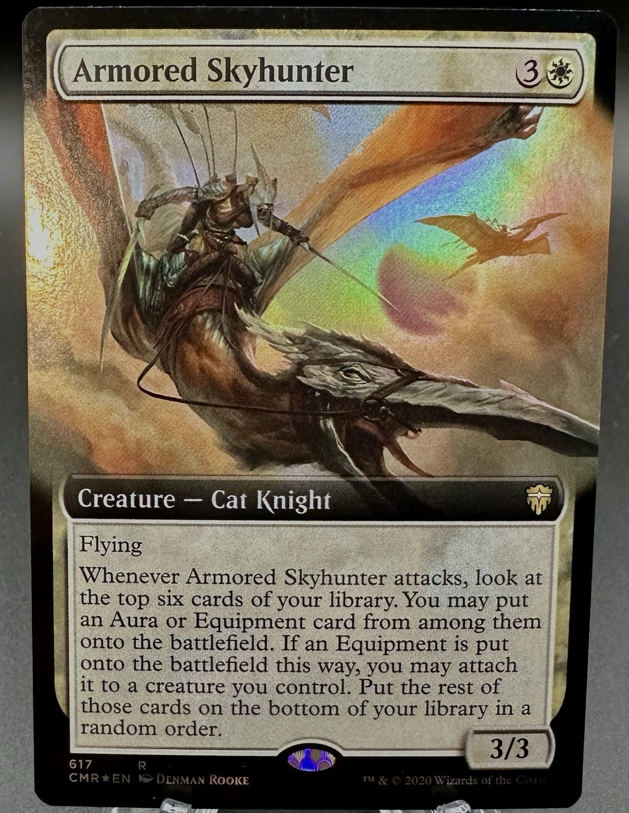 Armored Skyhunter (Extended Art) Commander Legends FOIL - NM - MTG