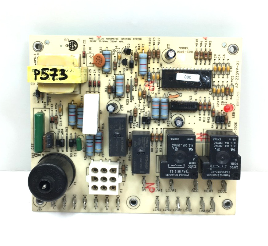 Rheem Ruud 62-23599-01 Furnace Control Circuit Board 1068-300 used #P573
