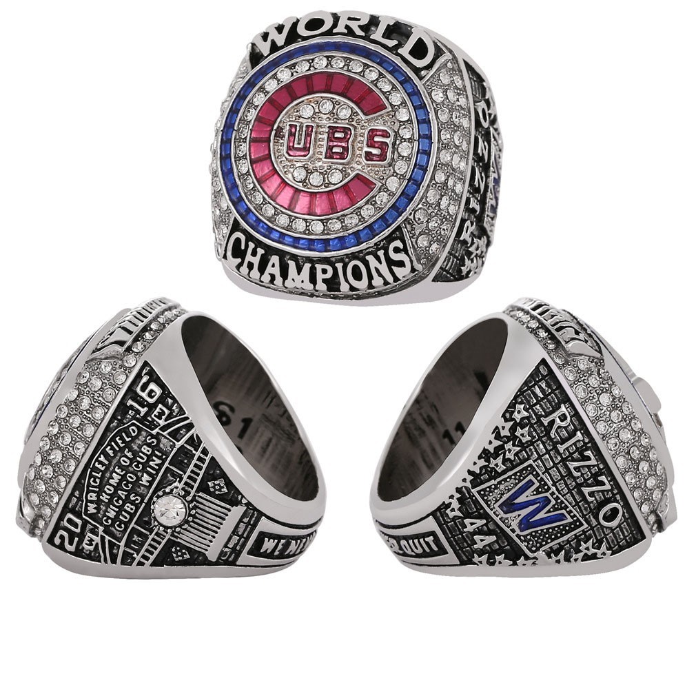 2016 Chicago Cubs World Series Championship Ring-RIZZO/BRTANT/ZOBRIST/BAEZ