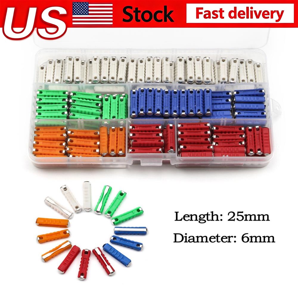Car Fuses Set European Car Fuses Assortment for For classic Cars 200pcs